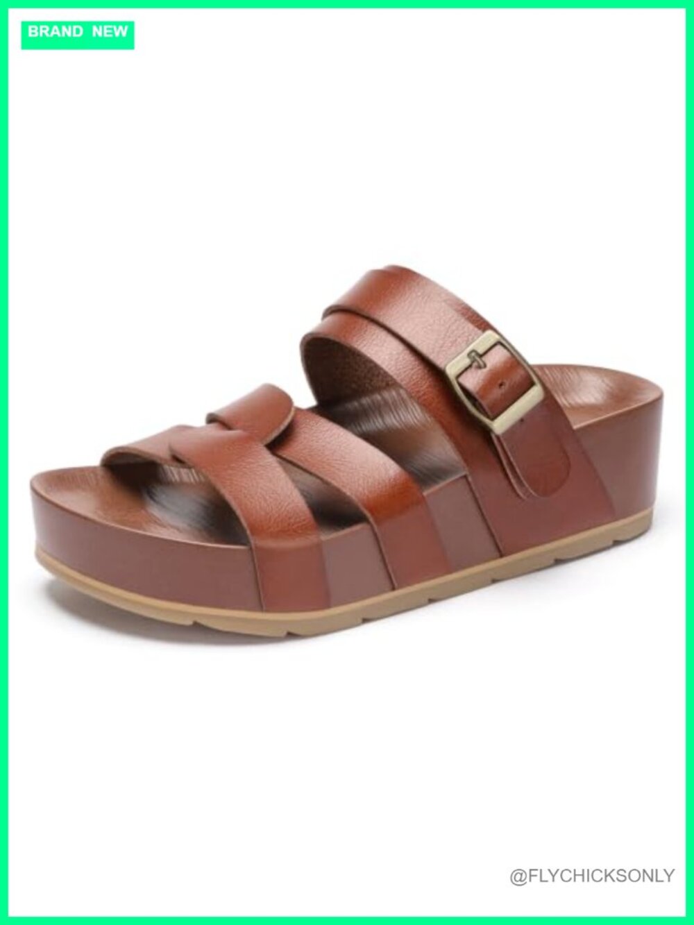 Women's Platform Wedge Sandals Strappy Cushioned Comfort Walking Shoes